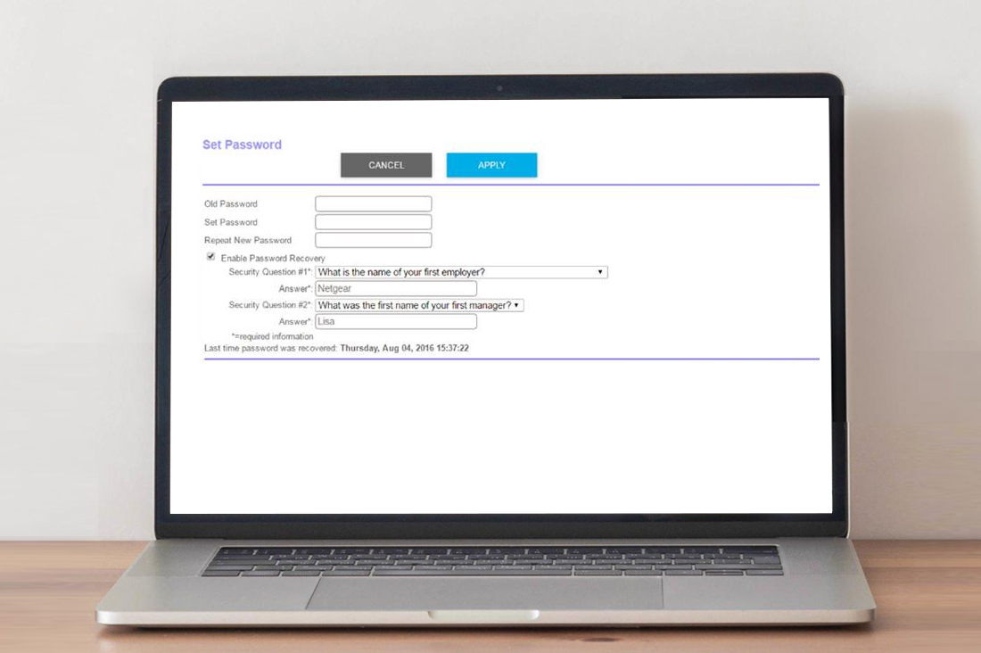 How to Change the Netgear Orbi Default Password​